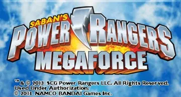 Power Rangers - Megaforce (Usa) screen shot title